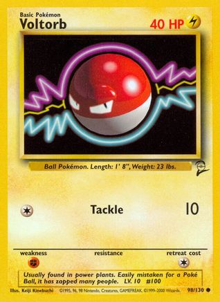 Voltorb (98/130) - [Vintage: Base Set 2] Pokemon Single Pokémon