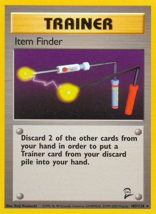Item Finder 103/130 [Vintage: Base Set 2] Pokemon Single Pokémon