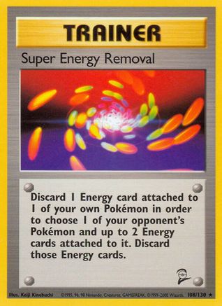 Super Energy Removal 108/130 [Vintage: Base Set 2] Pokemon Single Pokémon