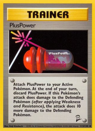 PlusPower 113/130 [Vintage: Base Set 2] Pokemon Single Pokémon