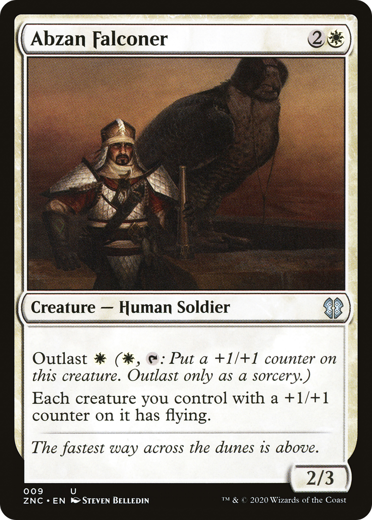 Abzan Falconer (ZNC-009) [Zendikar Rising Commander] MTG Single Wizards of the Coast