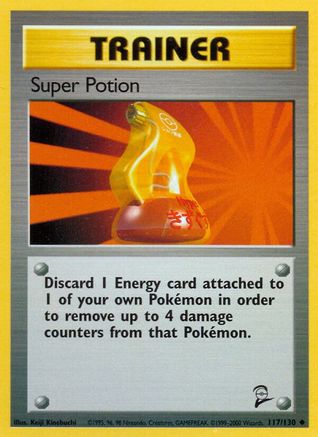 Super Potion 117/130 [Vintage: Base Set 2] Pokemon Single Pokémon