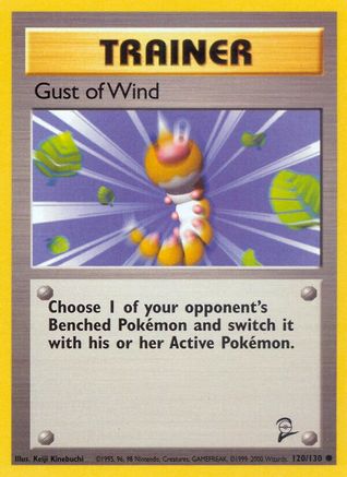 Gust of Wind 120/130 [Vintage: Base Set 2] Pokemon Single Pokémon