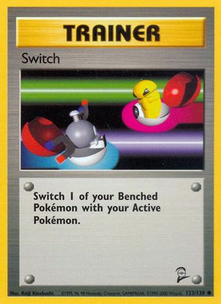 Switch 123/130 [Vintage: Base Set 2] Pokemon Single Pokémon