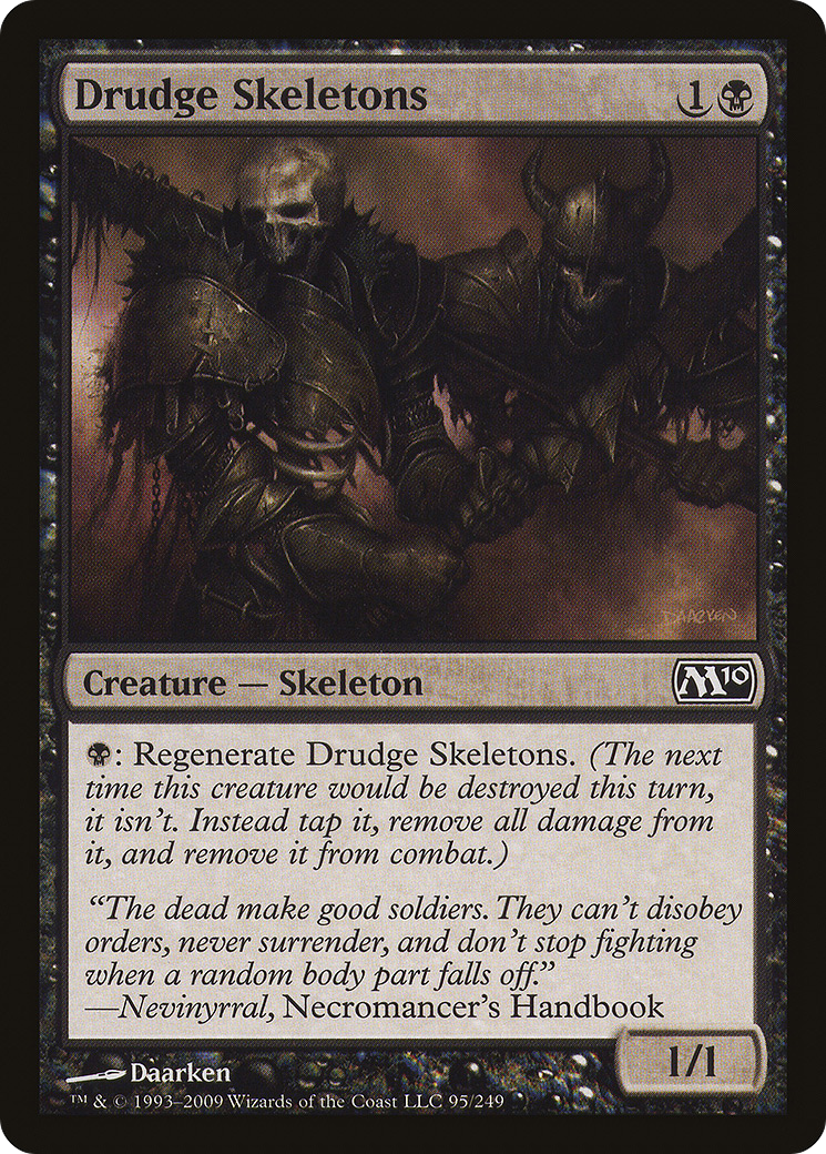 Drudge Skeletons (M10-095) [Magic 2010] MTG Single Wizards of the Coast