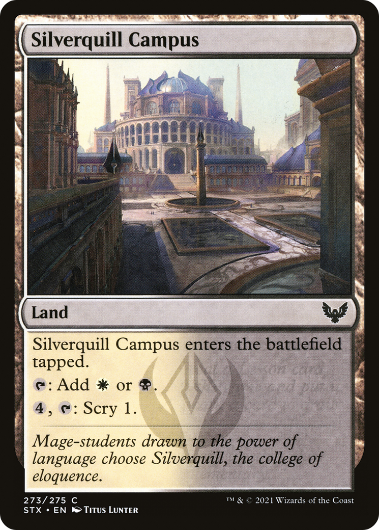 Silverquill Campus [Strixhaven: School of Mages] MTG Single Magic: The Gathering