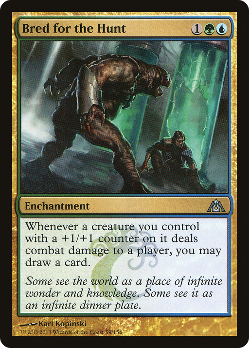 Bred for the Hunt (DGM-059) [Dragon's Maze] Foil MTG Single Wizards of the Coast