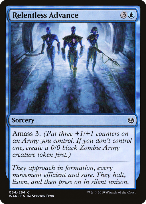 Relentless Advance (WAR-064) [War of the Spark] MTG Single Wizards of the Coast