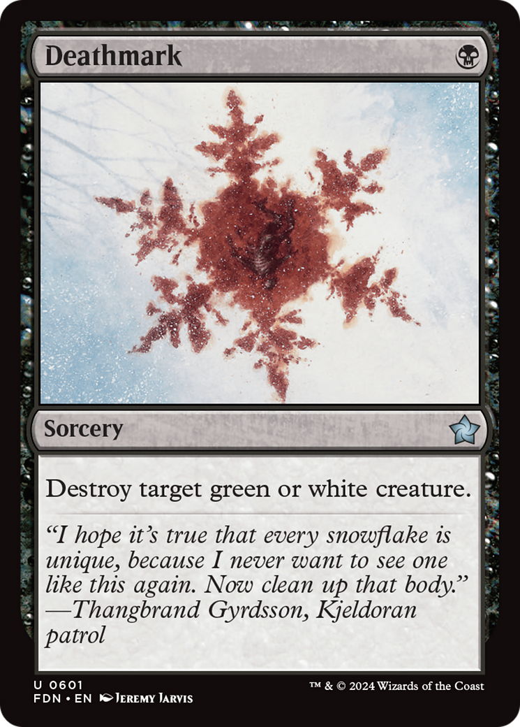 Deathmark (FDN-601) [Foundations] MTG Single Wizards of the Coast