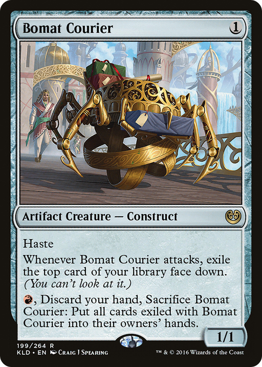 Bomat Courier (KLD-199) [Kaladesh] Foil MTG Single Wizards of the Coast