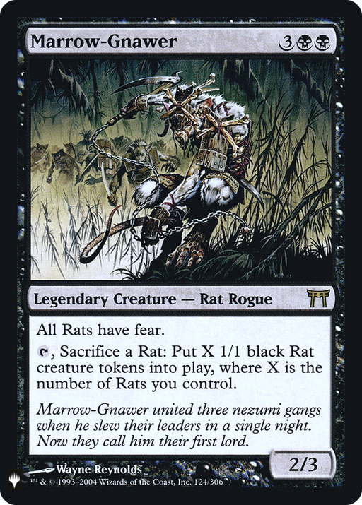 Marrow-Gnawer (LIST-CHK-124) [Mystery Booster] The List Foil MTG Single Wizards of the Coast