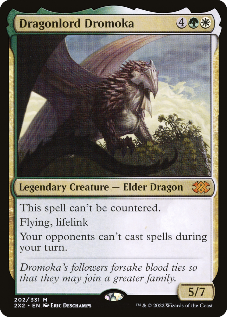 Dragonlord Dromoka (2X2-202) [Double Masters 2022] MTG Single Wizards of the Coast