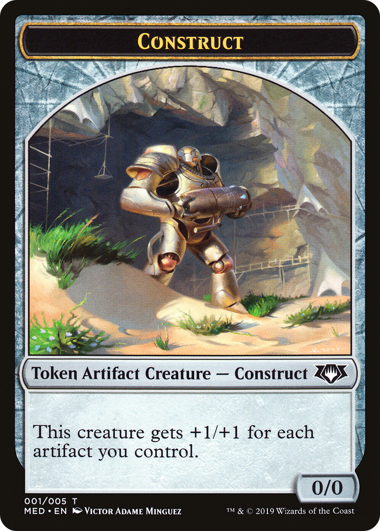 Construct Token (001) (MED2-001) [Tokens] Mythic Edition Tokens MTG Single Wizards of the Coast