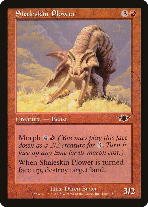 Shaleskin Plower (LGN-110) [Legions] MTG Single Wizards of the Coast