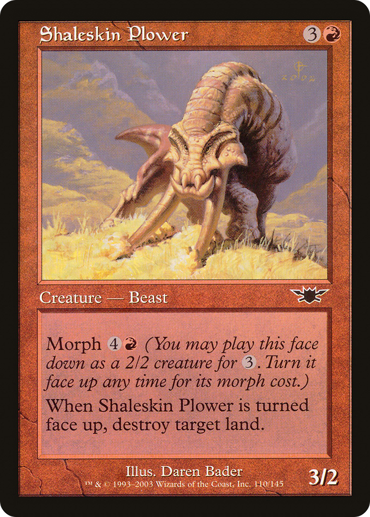 Shaleskin Plower (LGN-110) [Legions] Foil MTG Single Wizards of the Coast