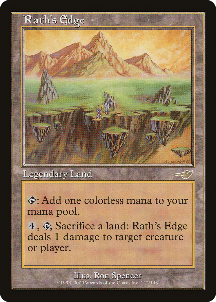 Rath's Edge (NMS-142) [Nemesis] MTG Single Wizards of the Coast