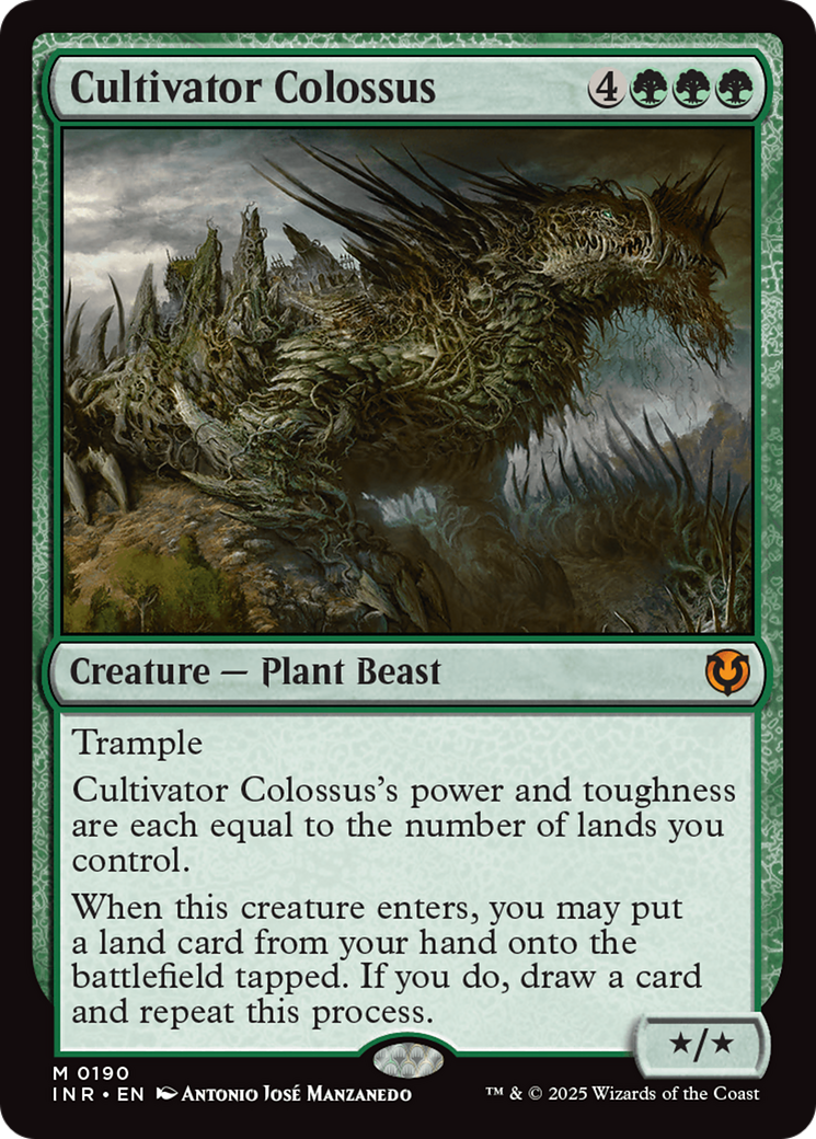 Cultivator Colossus (INR-190) [Innistrad Remastered] MTG Single Wizards of the Coast