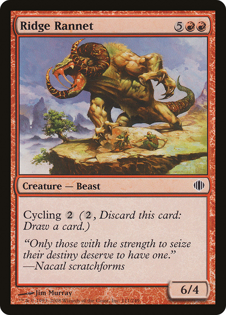 Ridge Rannet (ALA-111) [Shards of Alara] MTG Single Wizards of the Coast