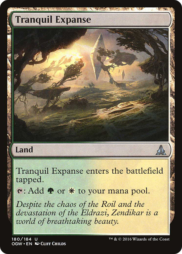 Tranquil Expanse (OGW-180) [Oath of the Gatewatch] Foil MTG Single Wizards of the Coast
