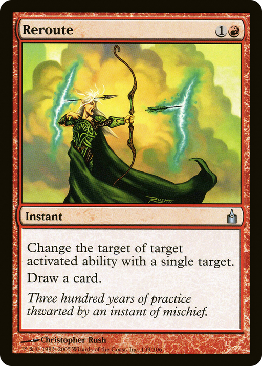 Reroute (RAV-139) [Ravnica: City of Guilds] Foil MTG Single Wizards of the Coast