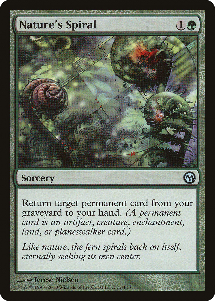 Nature's Spiral (DPA-077) [Misc] Duels of the Planeswalkers MTG Single Wizards of the Coast
