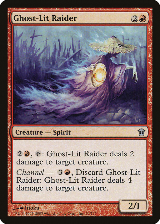Ghost-Lit Raider (SOK-099) [Saviors of Kamigawa] MTG Single Wizards of the Coast