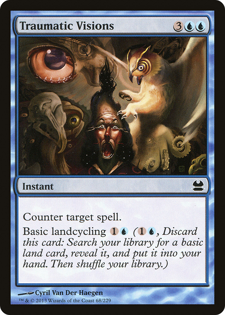 Traumatic Visions (MMA-068) [Modern Masters] Foil MTG Single Modern Masters