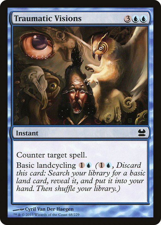 Traumatic Visions (MMA-068) [Modern Masters] Foil MTG Single Modern Masters