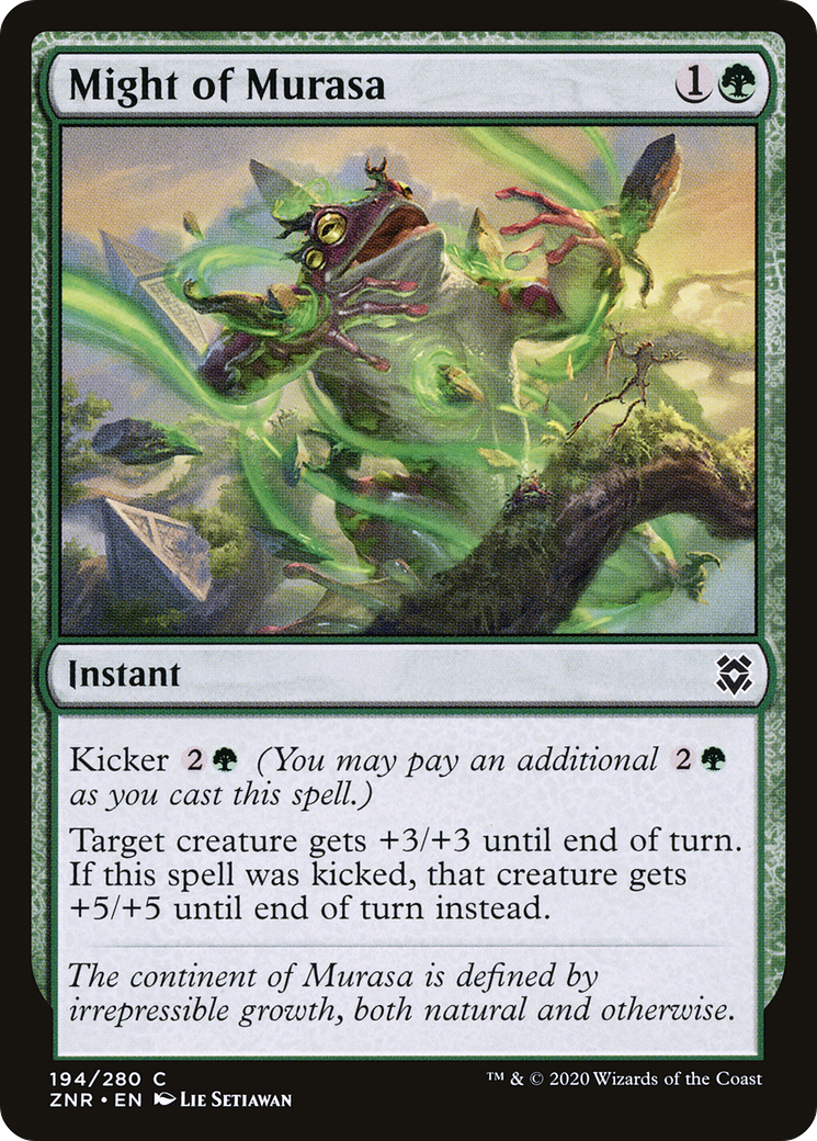 Might of Murasa (ZNR-194) [Zendikar Rising] Foil MTG Single Wizards of the Coast
