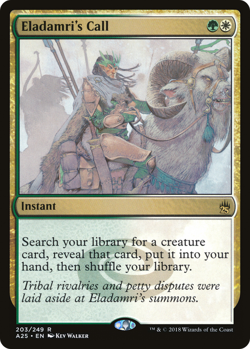 Eladamri's Call (A25-203) [Masters 25] Foil MTG Single Wizards of the Coast