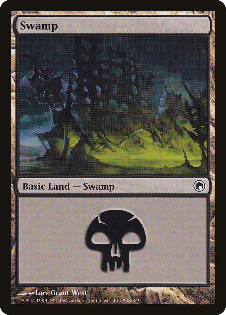 Swamp (SOM-238) [Scars of Mirrodin] Foil MTG Single Wizards of the Coast