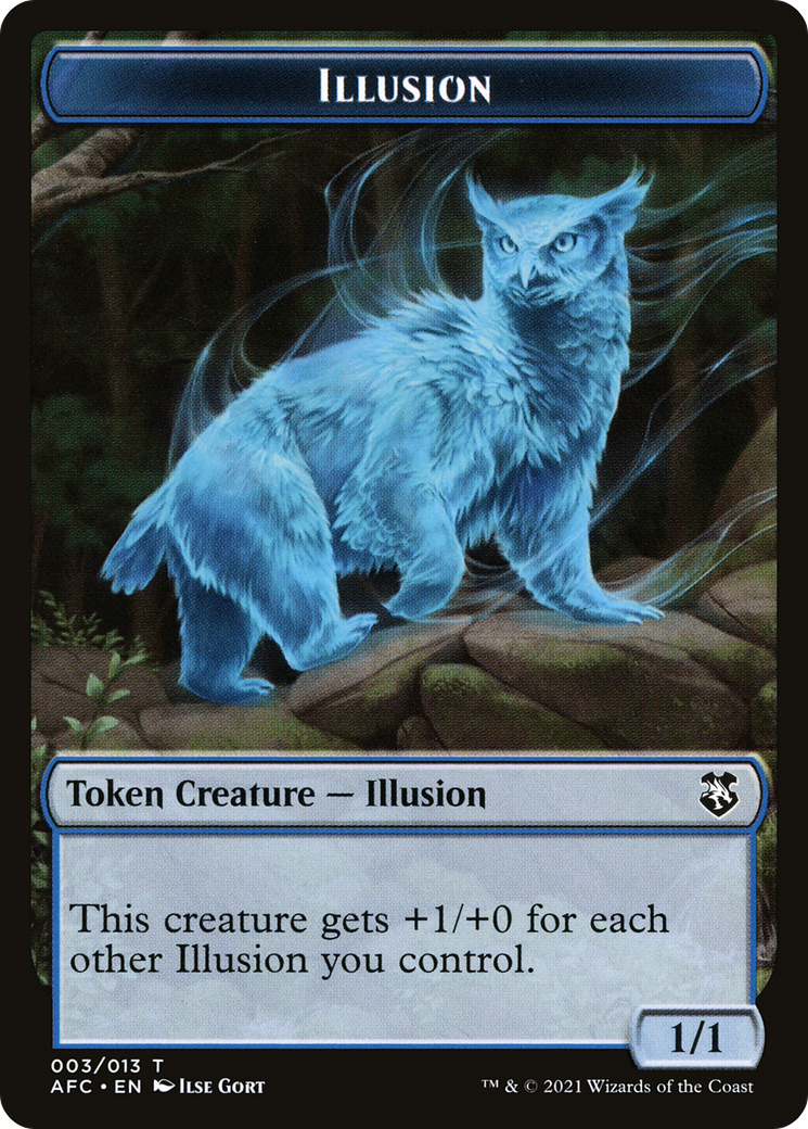 Illusion (TAFC-003) [Tokens] Forgotten Realms Commander Tokens MTG Single Wizards of the Coast