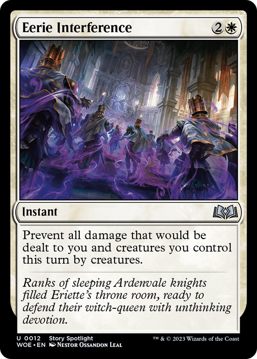 Eerie Interference (WOE-012) [Wilds of Eldraine] Foil MTG Single Wizards of the Coast