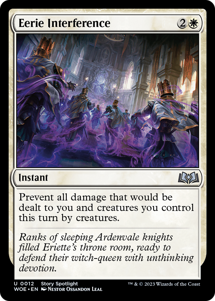 Eerie Interference (WOE-012) [Wilds of Eldraine] MTG Single Wizards of the Coast