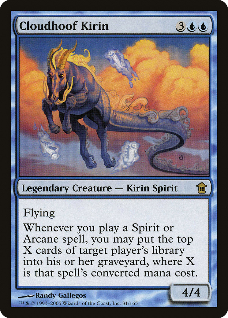 Cloudhoof Kirin (SOK-031) [Saviors of Kamigawa] MTG Single Wizards of the Coast