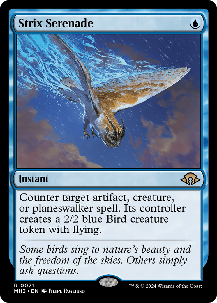 Strix Serenade (MH3-071) [Modern Horizons 3] MTG Single Modern Horizons 3