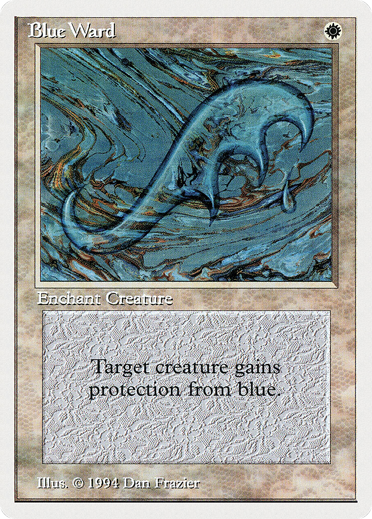 Blue Ward (SUM-007) [Misc] Summer Magic / Edgar MTG Single Wizards of the Coast