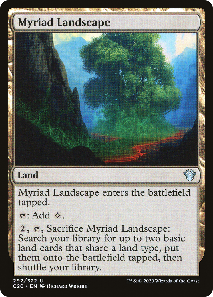 Myriad Landscape (C20-292) [Commander 2020] MTG Single Wizards of the Coast