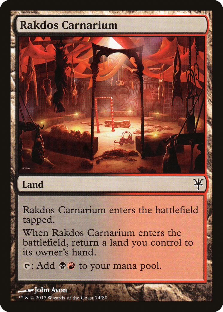 Rakdos Carnarium (DDK-074) [Misc] Duel Decks: Sorin vs. Tibalt MTG Single Wizards of the Coast