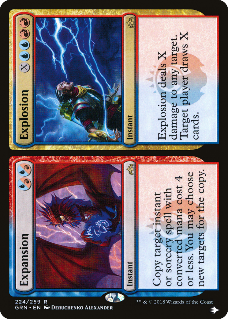 Expansion // Explosion (LIST-GRN-224) [Mystery Booster] The List MTG Single Wizards of the Coast