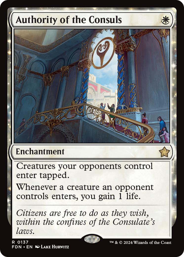 Authority of the Consuls (FDN-137) [Foundations] MTG Single Wizards of the Coast
