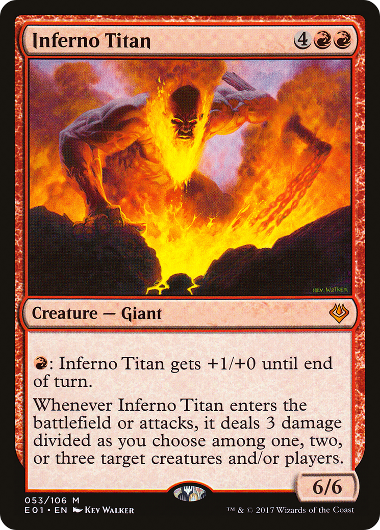 Inferno Titan (AC2-053) [Misc] Archenemy: Nicol Bolas MTG Single Wizards of the Coast