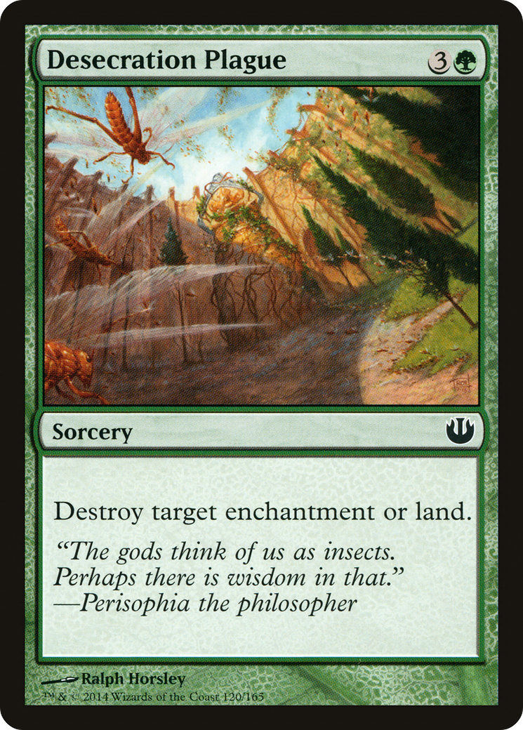 Desecration Plague (JOU-120) [Journey into Nyx] Foil MTG Single Wizards of the Coast