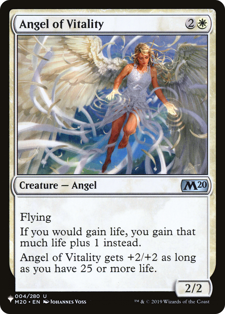 Angel of Vitality (LIST-004) [Mystery Booster] The List MTG Single Wizards of the Coast