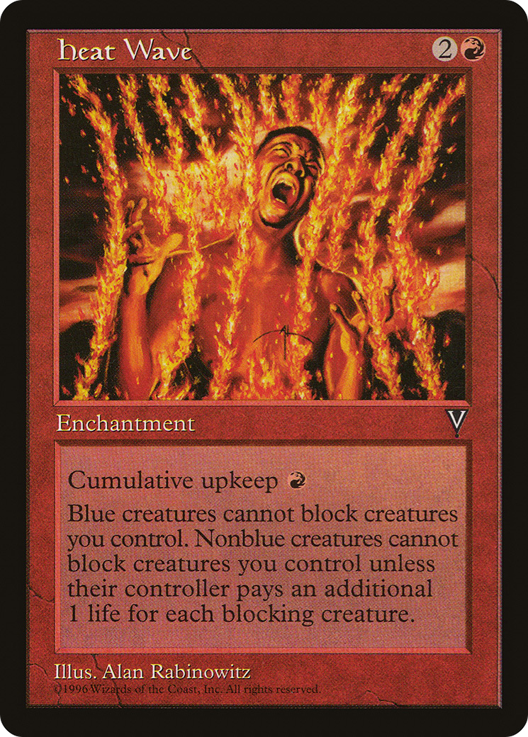 Heat Wave (VIS-083) [Visions] MTG Single Wizards of the Coast