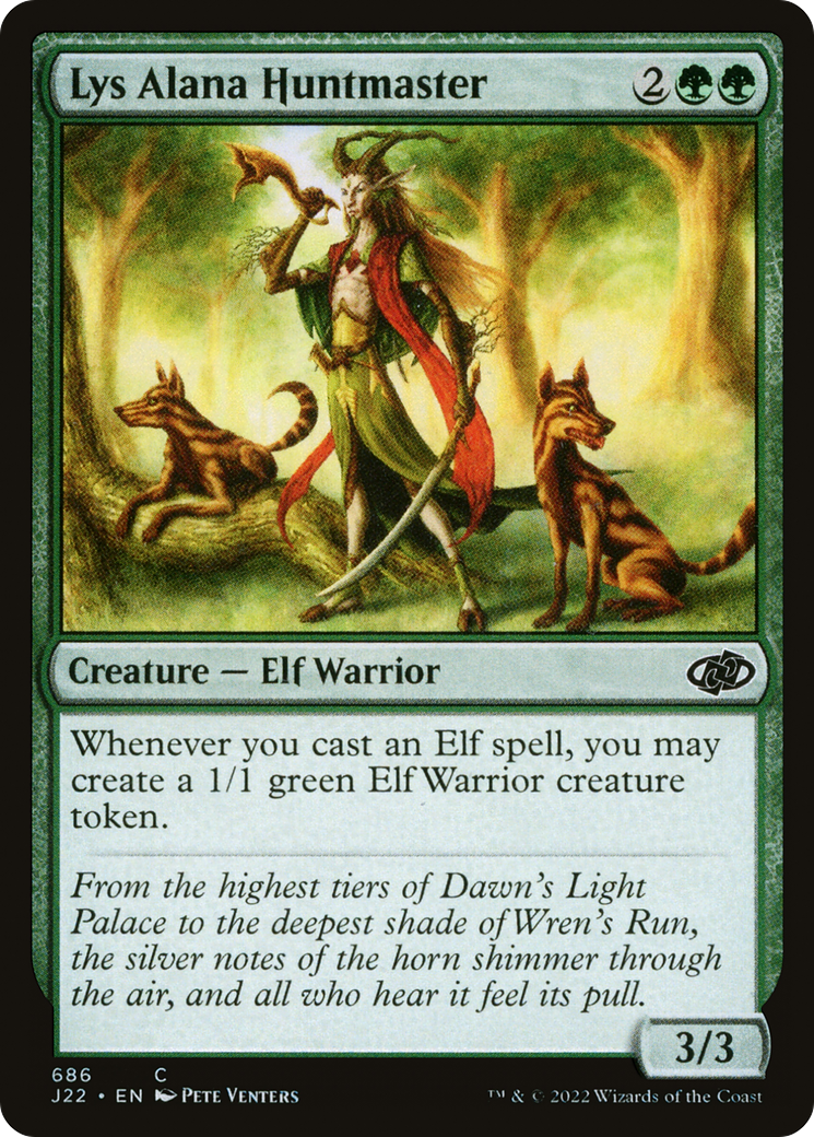Lys Alana Huntmaster (J22-686) [Jumpstart 2022] MTG Single Wizards of the Coast