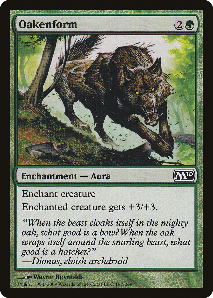 Oakenform (M10-197) [Magic 2010] MTG Single Wizards of the Coast