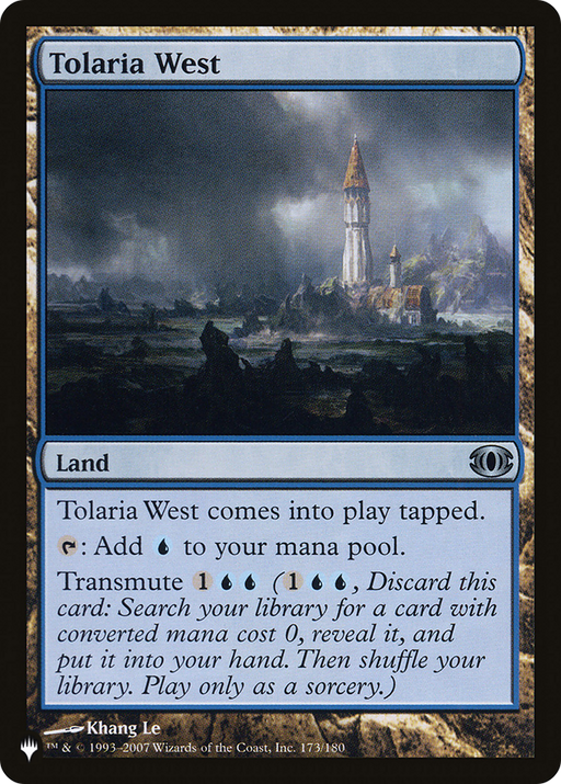 Tolaria West (FUT) (LIST-173/180) [Mystery Booster] The List MTG Single Wizards of the Coast