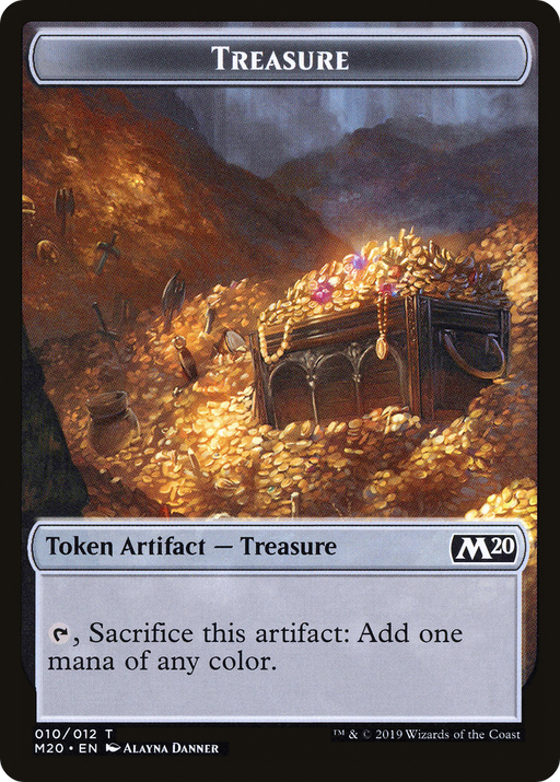 Treasure (M20-010) [Tokens] Core Set 2020 Tokens MTG Single Wizards of the Coast