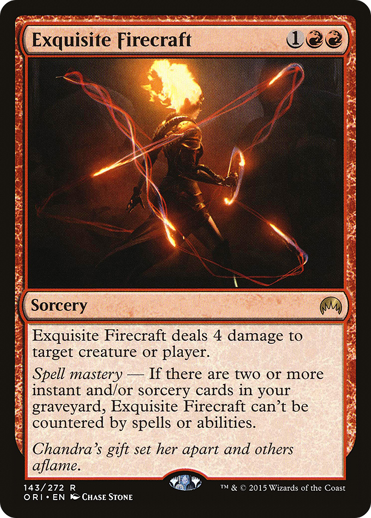Exquisite Firecraft (ORI-143) [Magic Origins] Foil MTG Single Wizards of the Coast